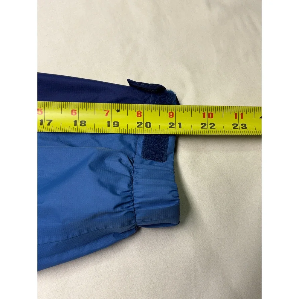 LL‎ Bean Gore Tex Kids XL 18 Blue Navy Hooded Waterproof Rain Jacket
